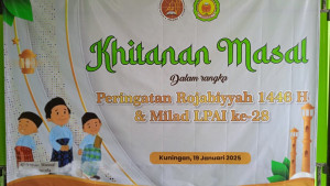 Khitanan Massal dalam Rangka Memperingati Rojabiyyah 1446 H dan Milad LPAI ke-28