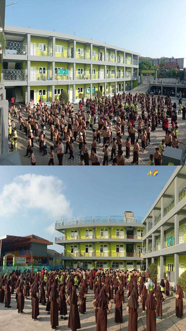 SETIAP KAMIS, GURU DAN SANTRI SDIT AL-IMAM LAKSANAKAN SENAM SEHAT